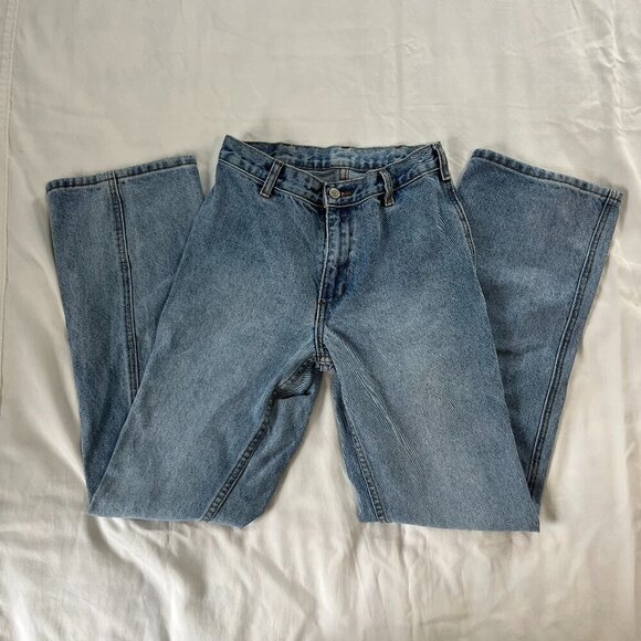 J. Galt Denim - J Galt High Waist Light Wash Wide Leg Cotton Denim Jeans | Size S